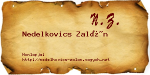 Nedelkovics Zalán névjegykártya